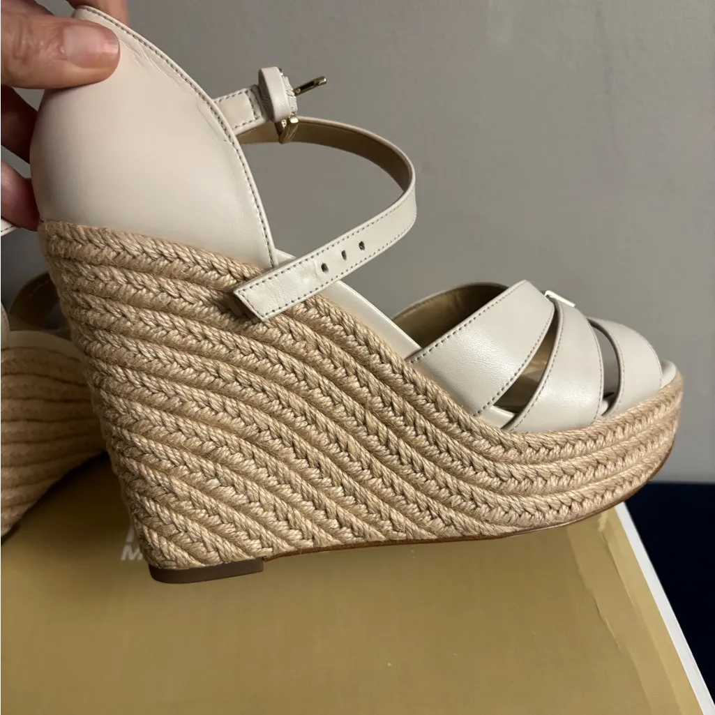 MICHAEL Michael Kors Women's Maggie Espadrille Wedge Sandals - Image 8