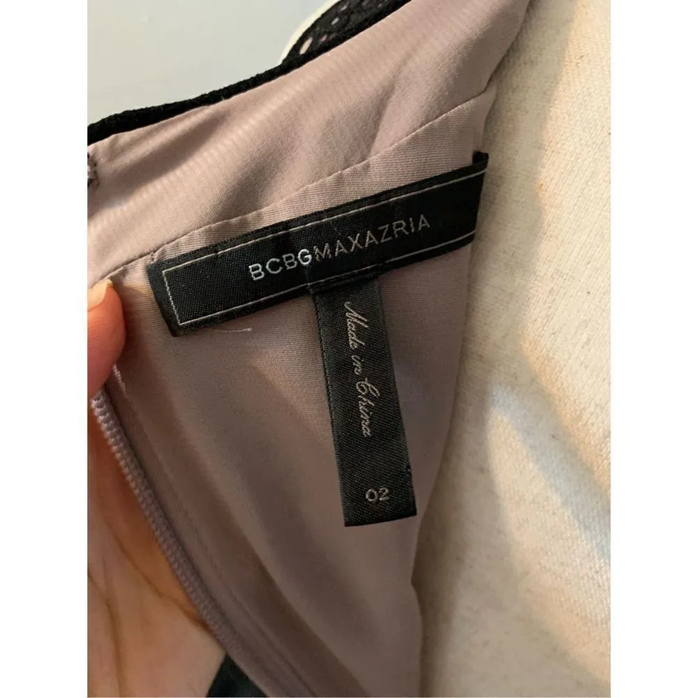 Bcbg fancy black dress size 2 Black - Image 5