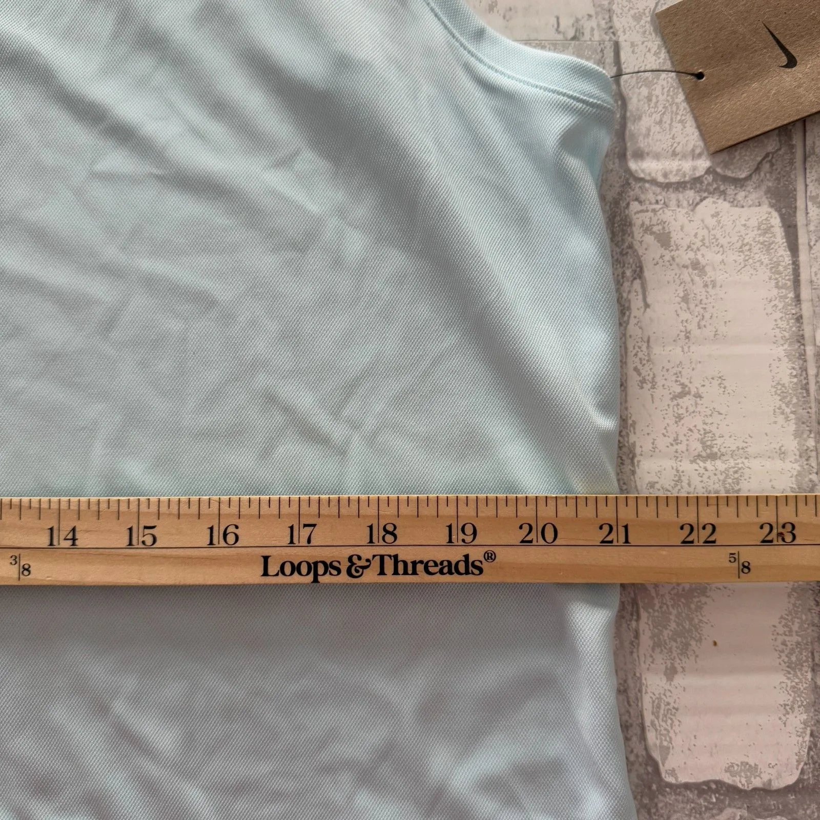 NWT Nike Dri FIT Victory Glacier Blue Womens Sleeveless Golf Polo Shirt XL - Image 6