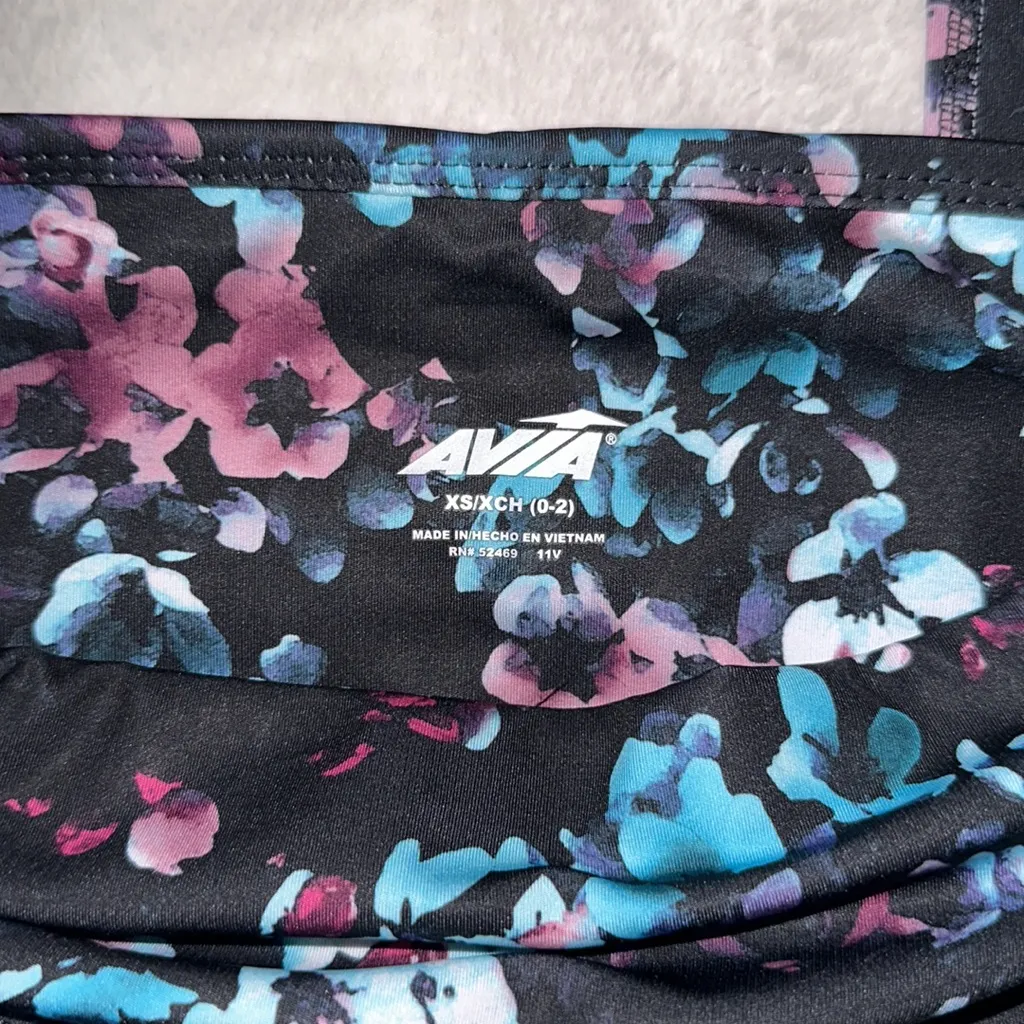 Avia Women’s Active Core Performance‎ Floral Print Legging Size XS - Image 6
