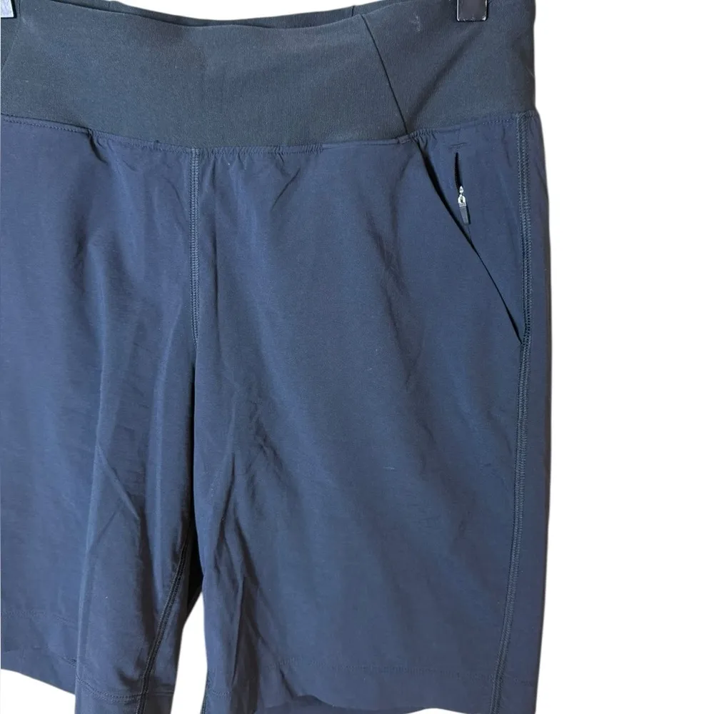 prAna Women’s Sz Small Koen Flat-Front Shorts in Black Style 1971231 - Image 3