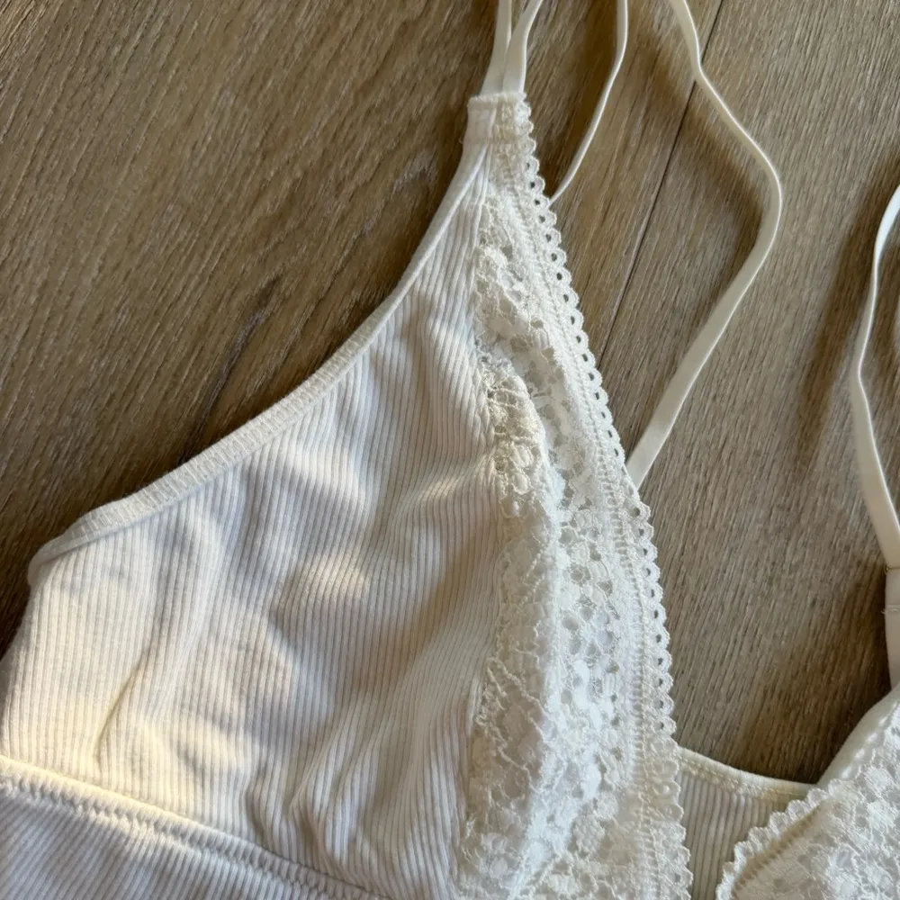 Aerie Cream Lace Bralette - Image 4