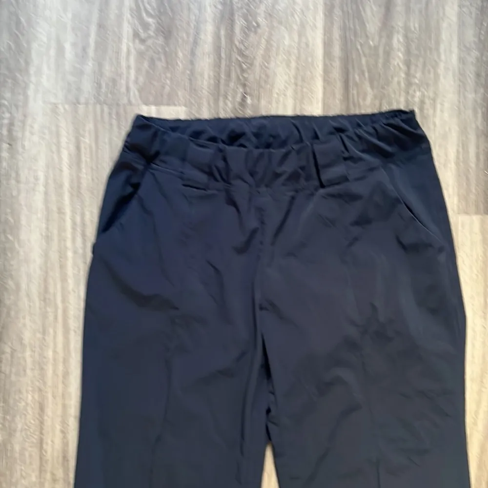 Navy High Rise Straight Leg Pants 10 - Image 3