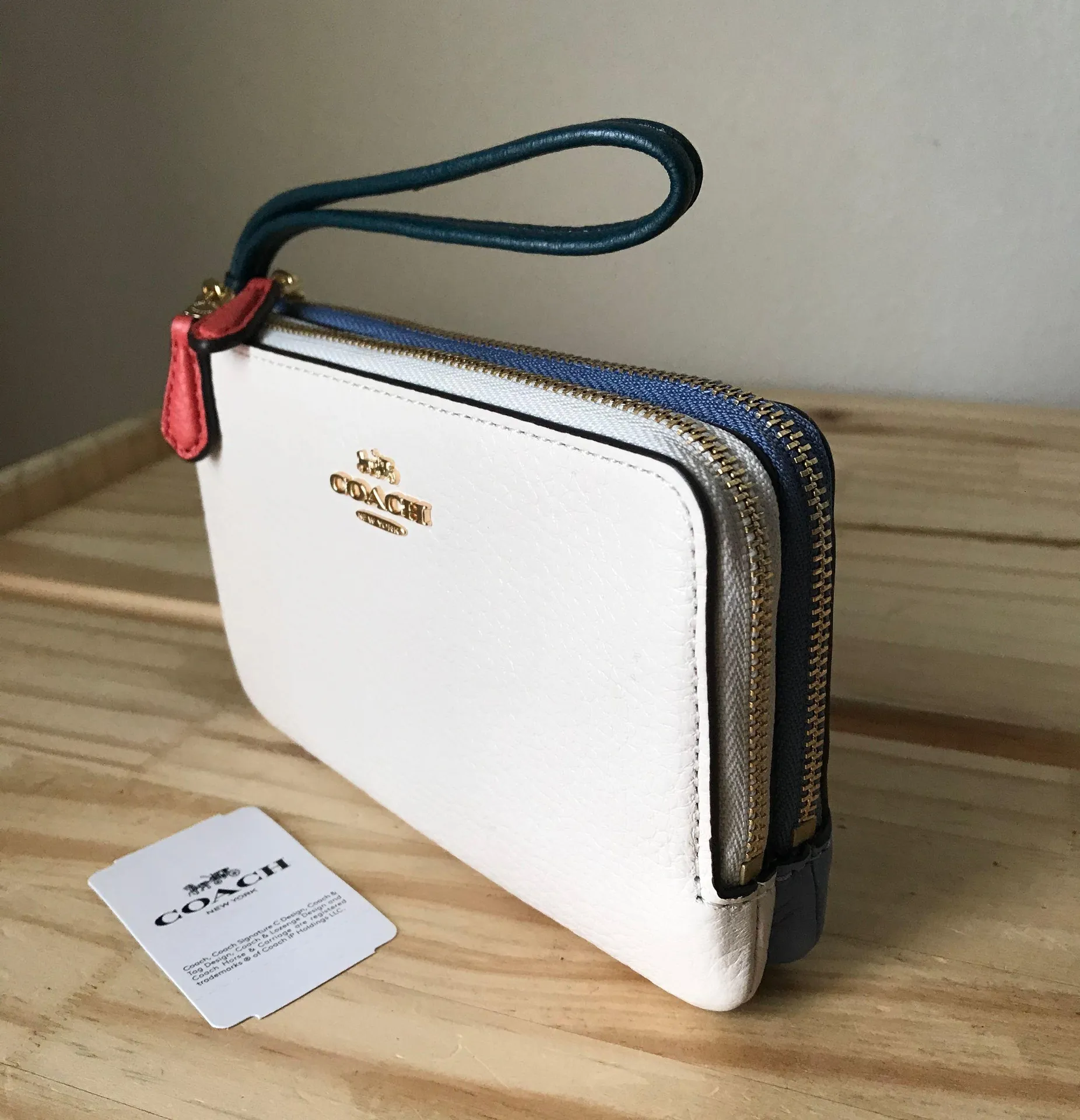 Coach Double Zip Wristlet - Image 2