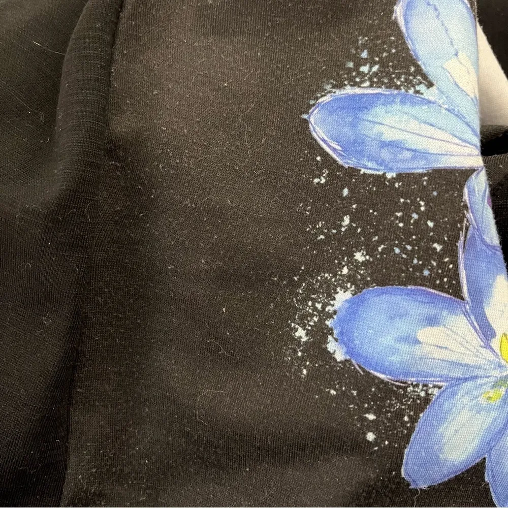 Desigual Graphic Halter Sleeveless Dress Black Combo M - Image 3