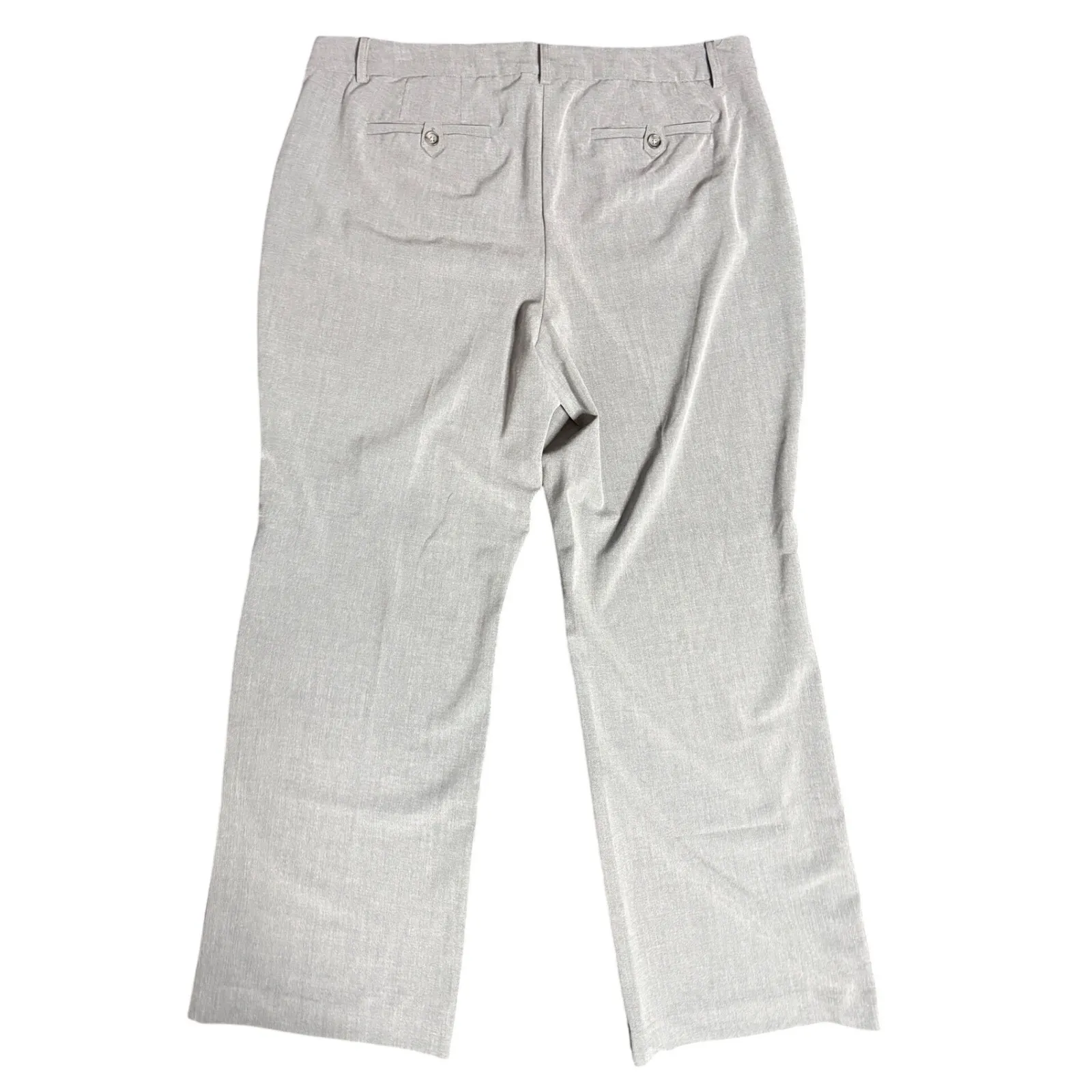 Lane Bryant The Houston Women 18 Gray Stretch Bootcut  Dress Pants Formal Office - Image 2