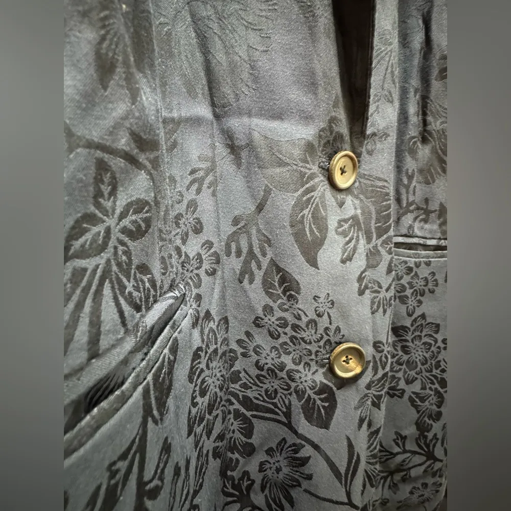 EQUIPMENT Elsworth Navy Two-Button Jacket Women’s Size Small - Image 5