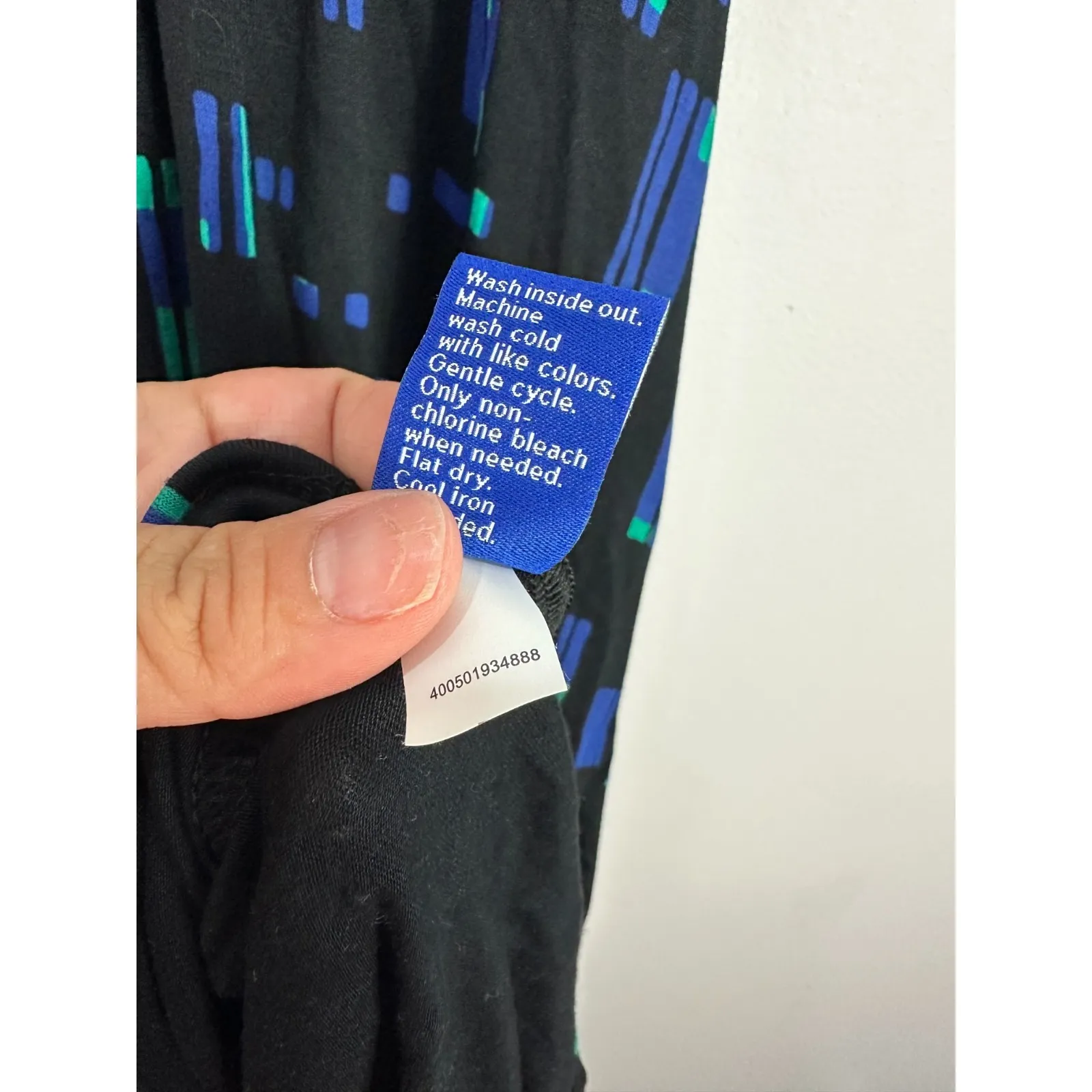 APT.9 Dress Womens Small Black Blue‎ Green Geometric Midi Stretch Career Retro - Image 7