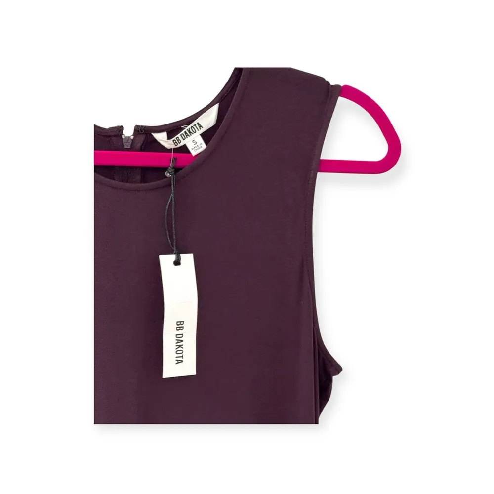 new BB Dakota ✽ Drop Waist Stretch Sleeveless Dress ✽
Oxblood ✽ Small ✽ Chic - Image 4