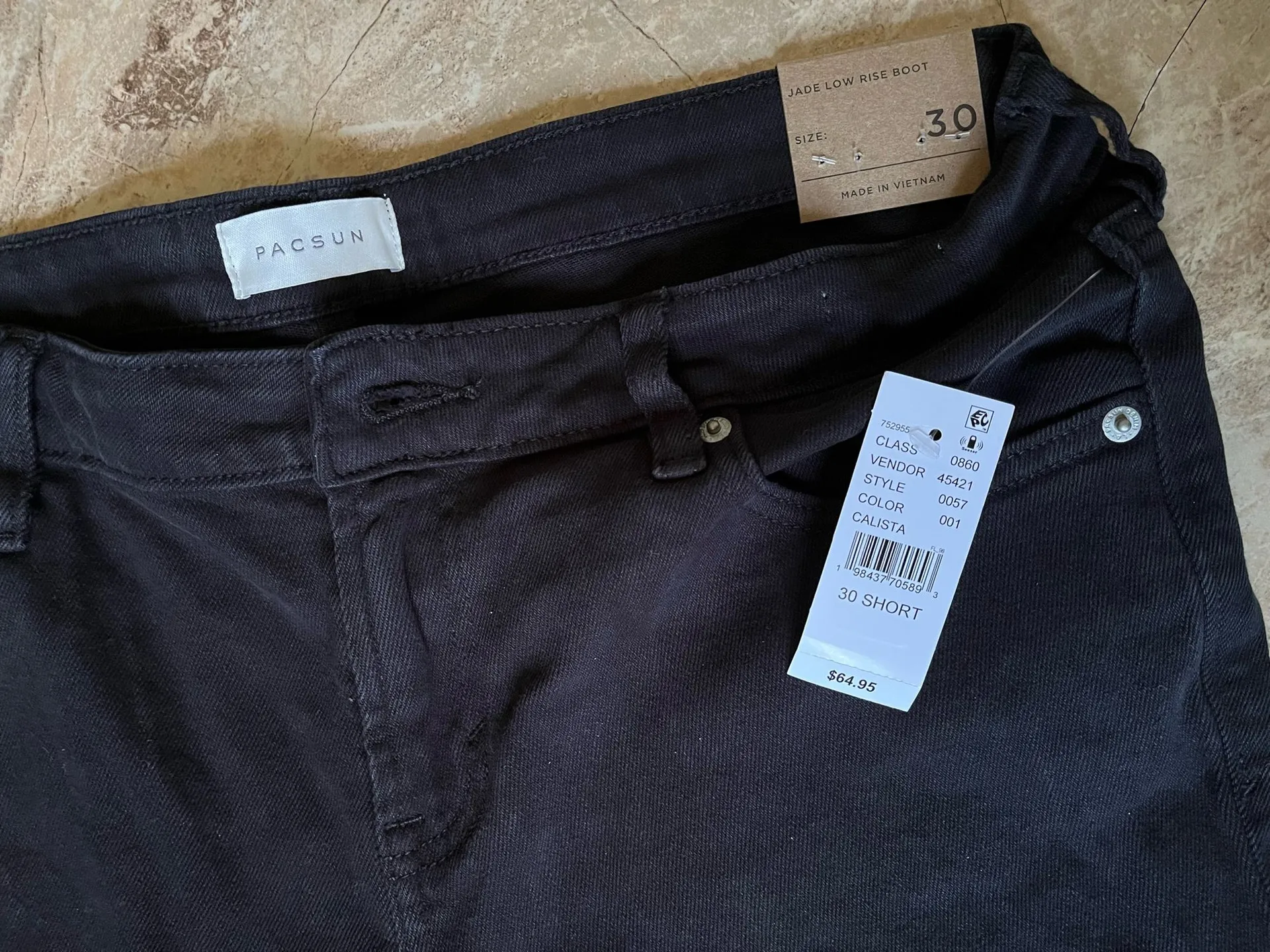 Women’s PacSun Black Low Rise Bootcut Jeans 30  - Image 5