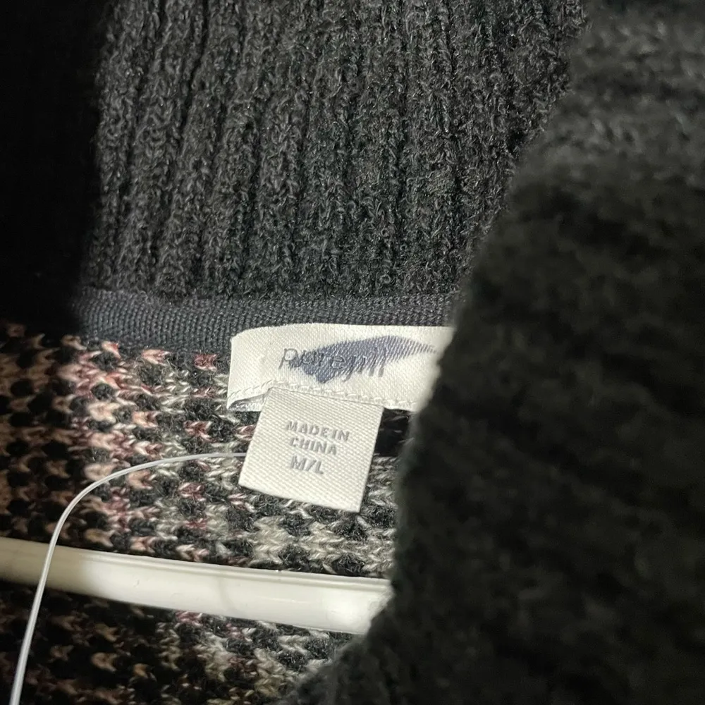 J Jill Pure Jill Cowl Neck Knit Pullover Sweater Black Size L - Image 10