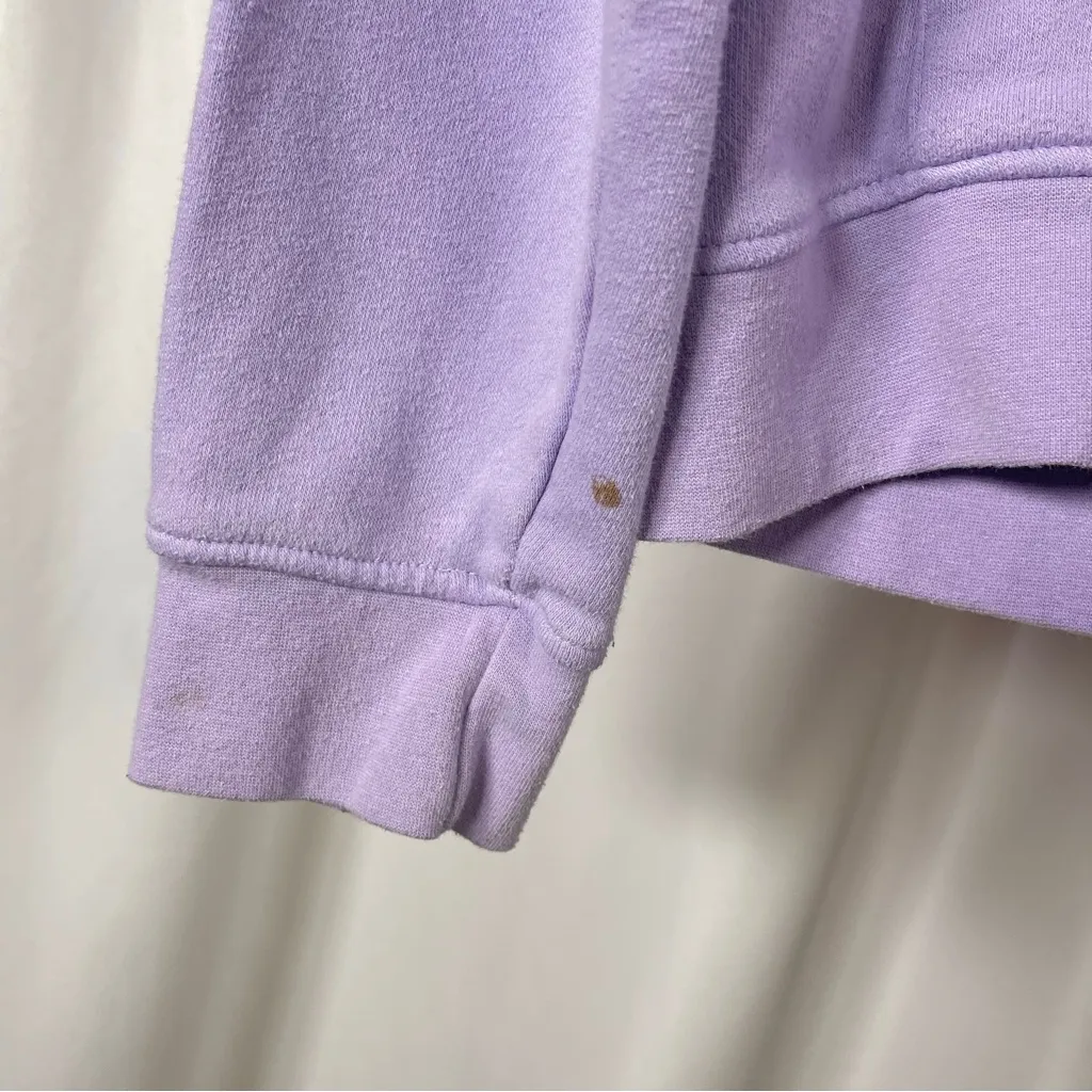 aLab Large Eat Dirt Skate Daisy Flower Graphic Hoodie Sweatshirt Lilac Street Purple - Image 5