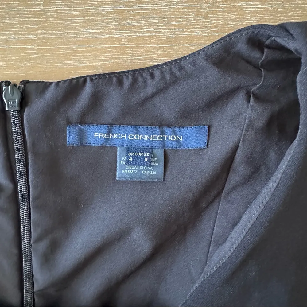 French Connection Whisper Square Neck Ruffle Dress - Image 4