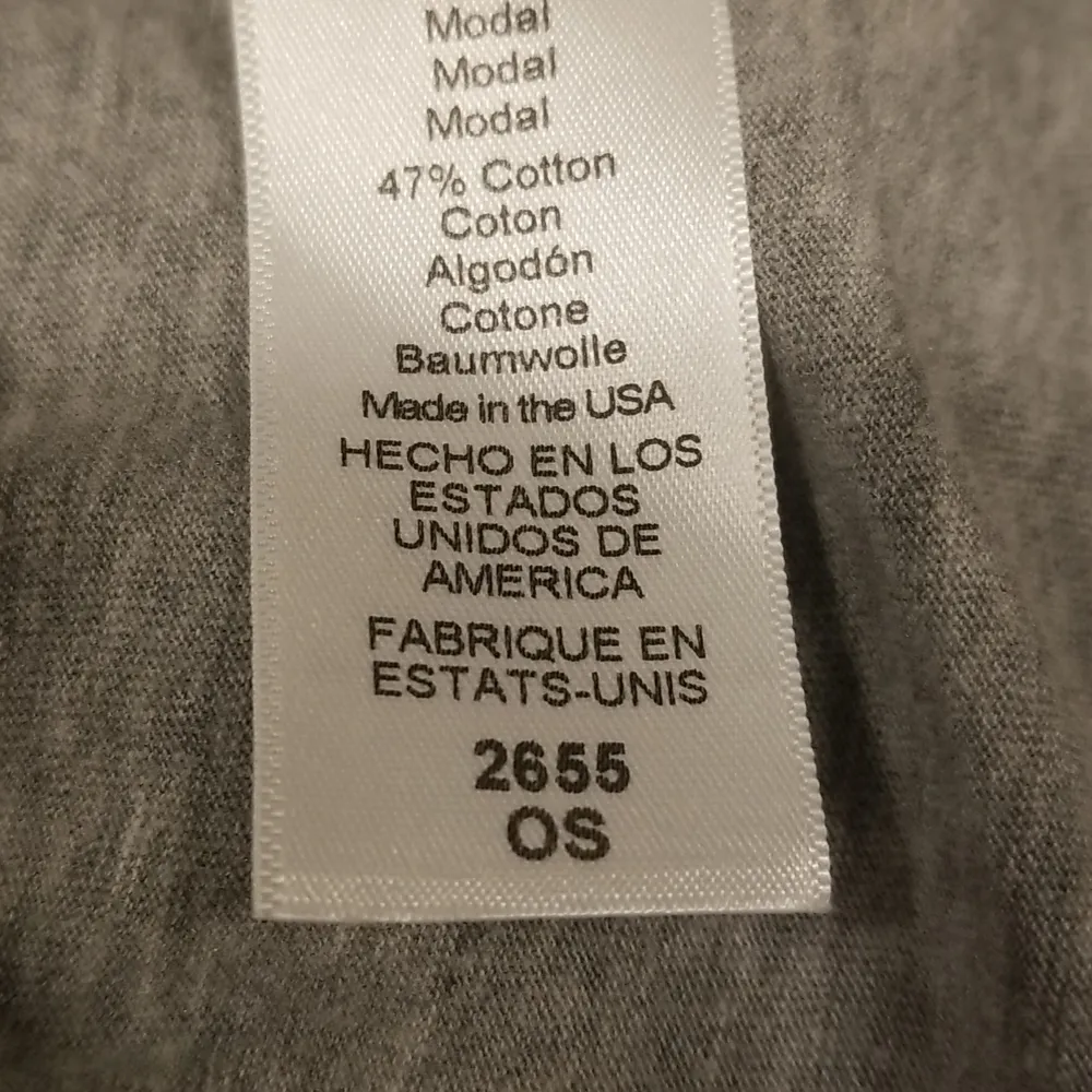 💕MICHAEL STARS💕 Long Sleeve Vneck T-Shirt ~ Modal Cotton Gray OS - Image 9