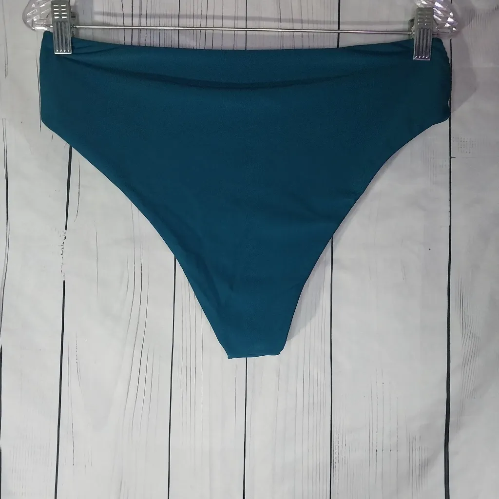 Teal Strapless Bikini SIze L Blue Size L - Image 12