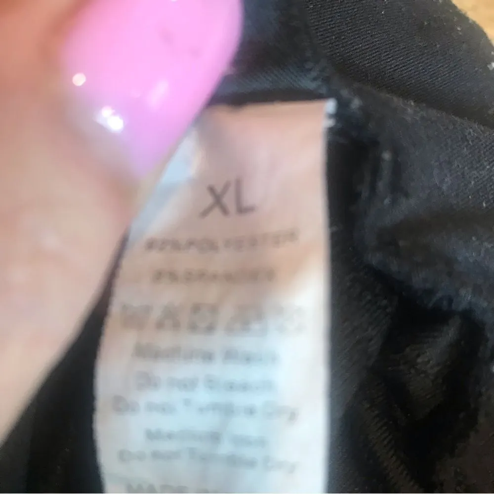 Shein Black Athletic Pants Extra Large - Image 9