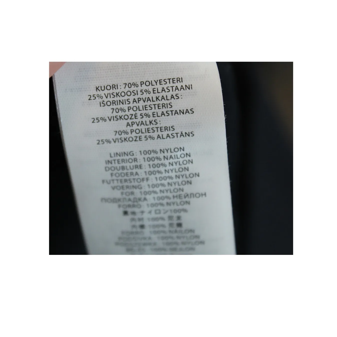 Nwot Womens Michael Kors Skirt Blue Gold Zipper Size 4‎ Pencil Mini Skirt W/Slit - Image 6