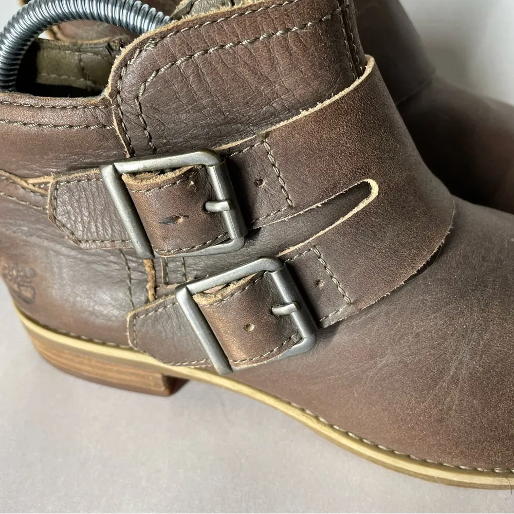 Timberland Earthkeepers Savin Hill Buckle Ankle Boot Brown size 7 - Image 7