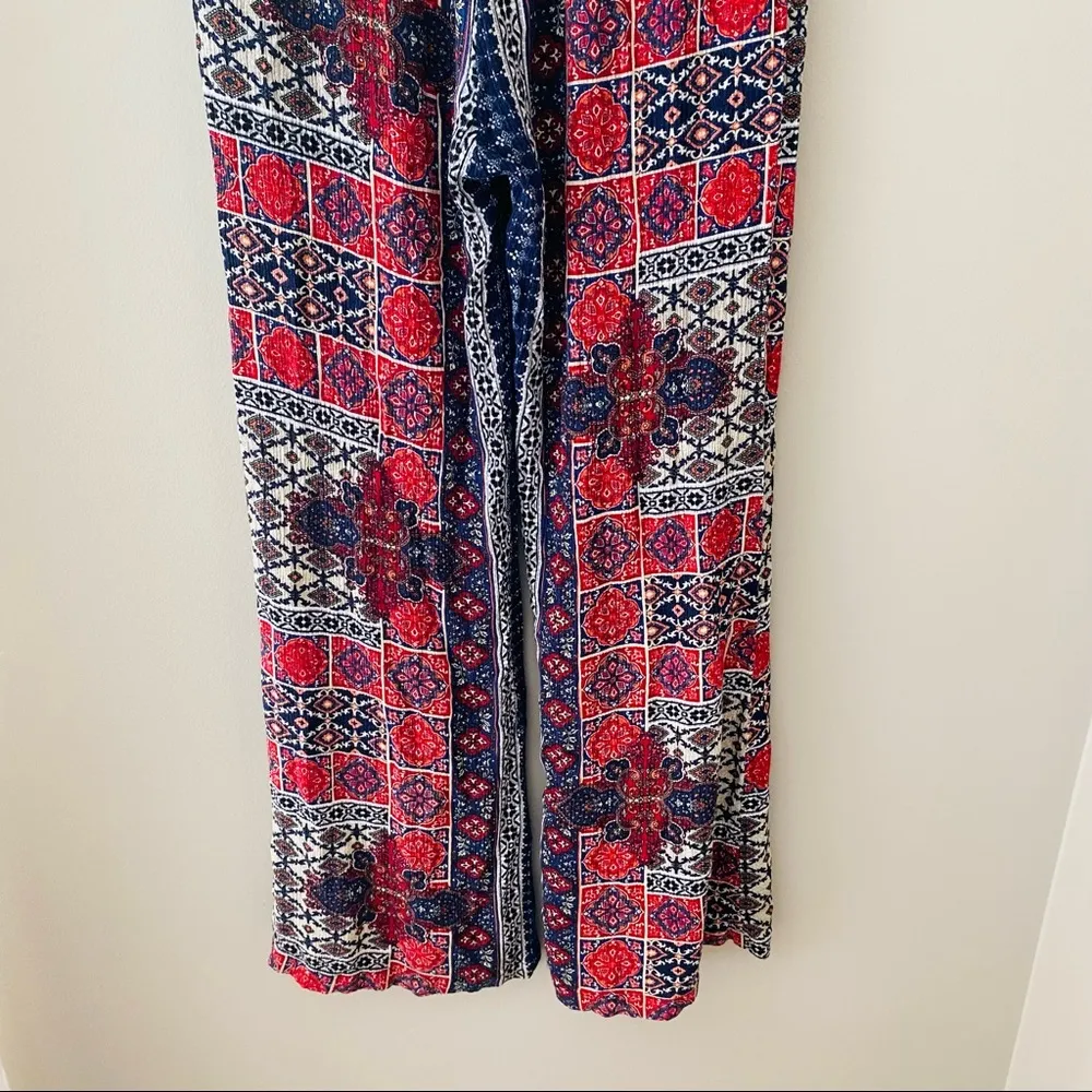 Lucy Love Pull On Pants Red/Blue Sz XS - Image 7