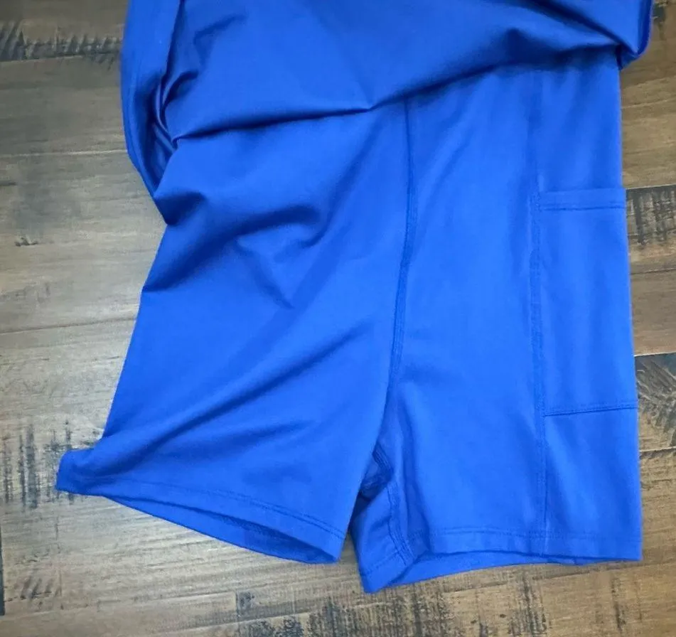 Gap fit Women’s Active Tank Blue Dress Workout Shorts XS - Image 5