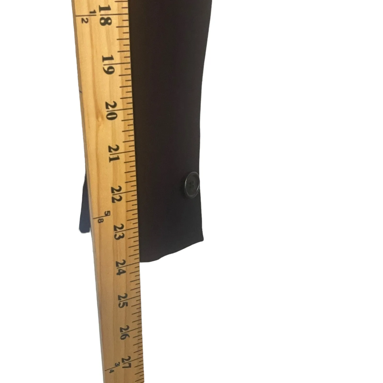 Bar III Size 4 Navy Blue Career Wear Office Viscose‎ Blend One Button Blazer - Image 10