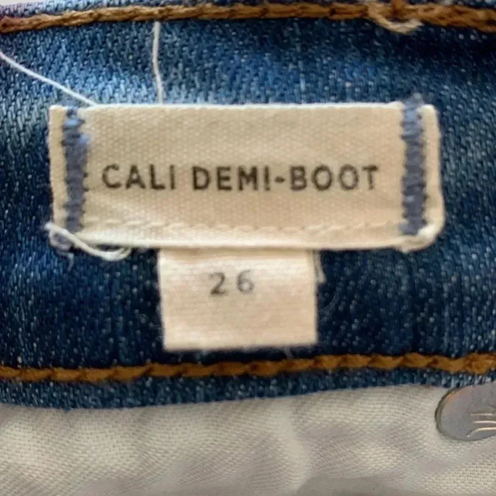 Madewell Cali Demi Boot Chewed Hem Jeans - Image 8