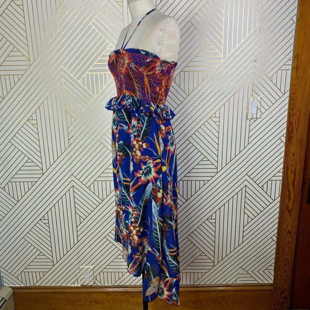 Red Carter Ava Dress in Paradise Blue/Red‎ Floral - Image 9