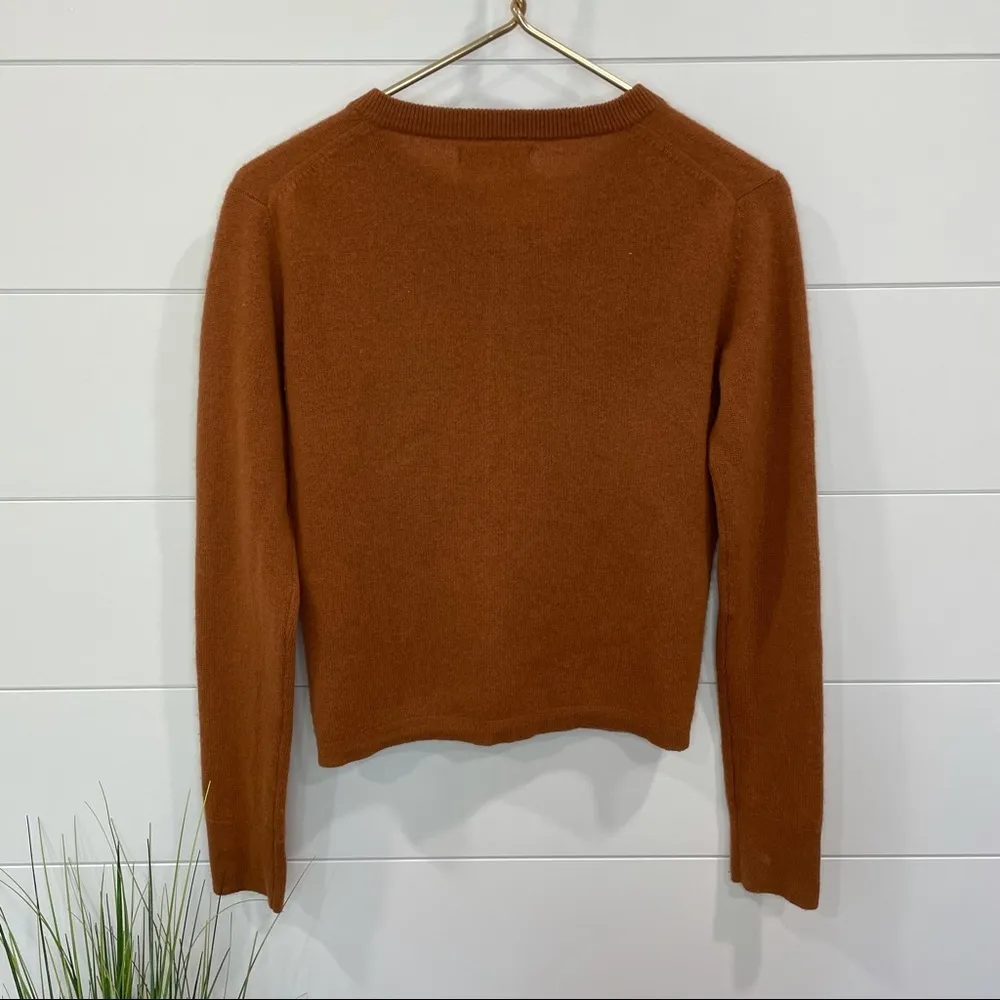 NAADAM Rust Cashmere Cardigan Size XS - Image 11
