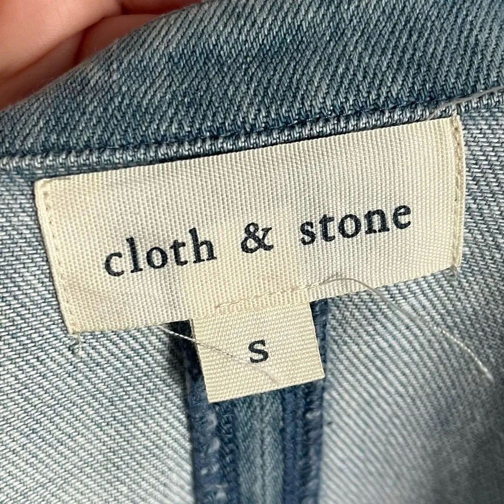 Cloth and Stone • Chambray Wrap Blouse - Image 4