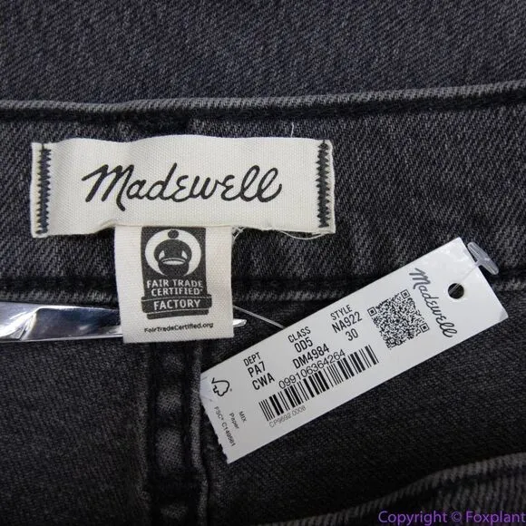 NEW Madewell Perfect Vintage‎ Jean in Cosner Wash: Knee-Rip Edition, 30 - Image 15