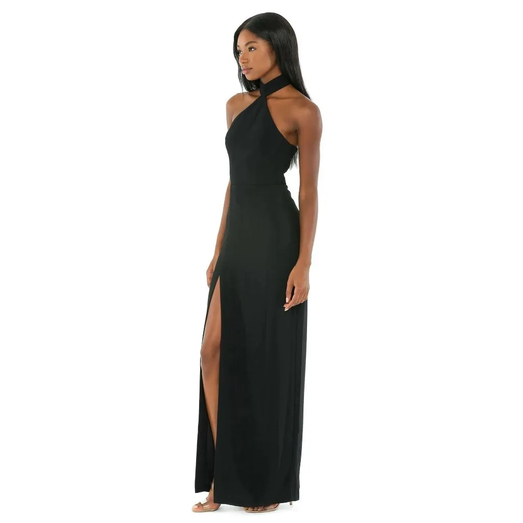 Amanda Uprichard Queen Gown in Black XSmall New Womens Long Dress - Image 11