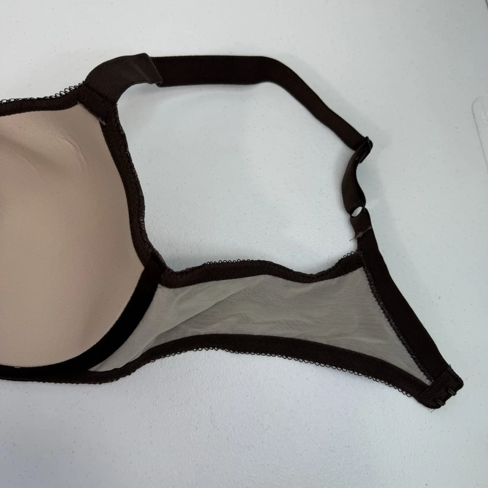 WACOAL 38D Lace Finesse Contour Bra Underwire 853201 Brown Sweetheart Women's - Image 9