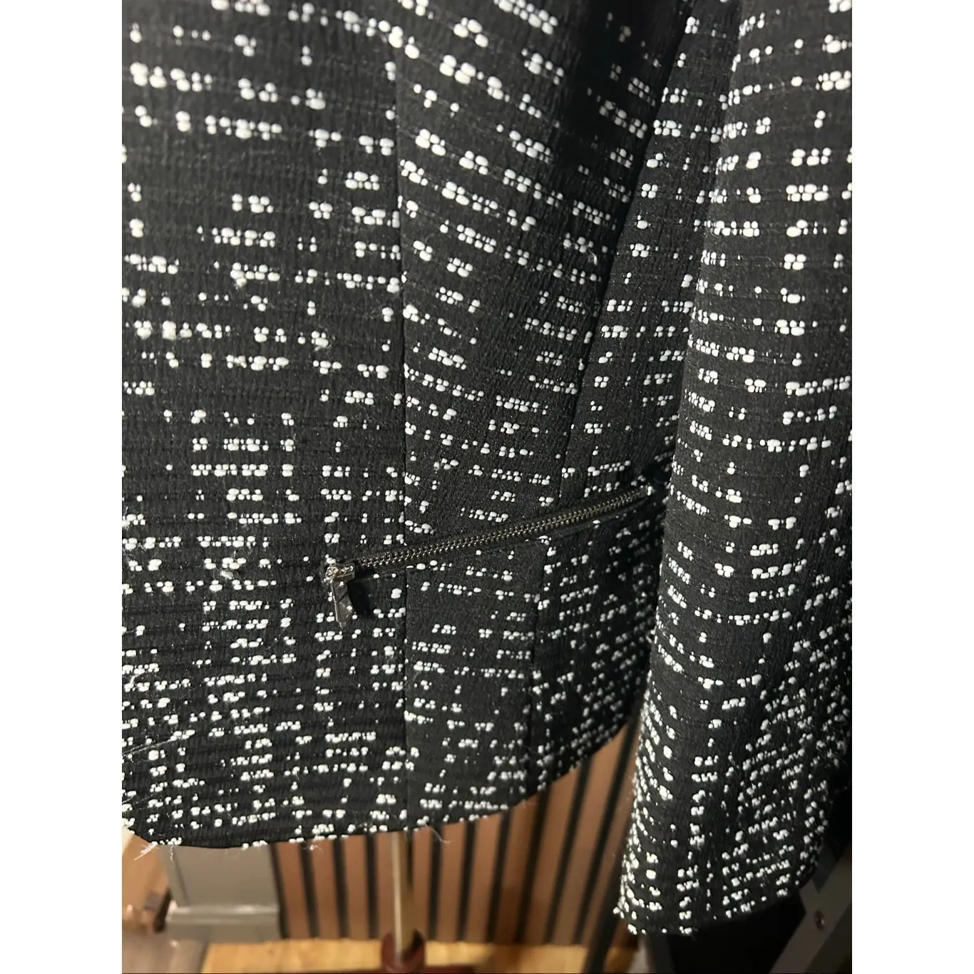 Nine West black and white blazer size 14 work blazer work attire - Image 2