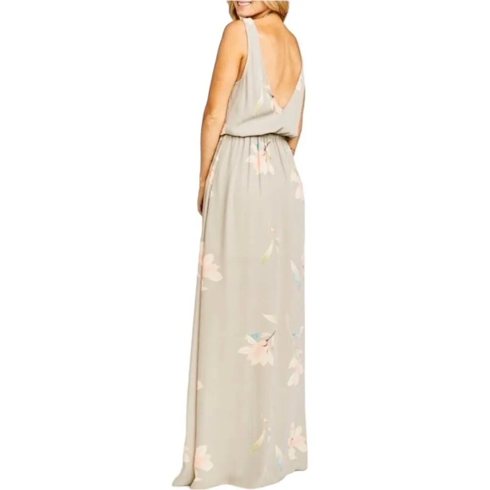 Show Me Your Mumu NEW Size XXS  Kendall Chiffon V Neck Maxi Bridesmaid Dress - Image 3