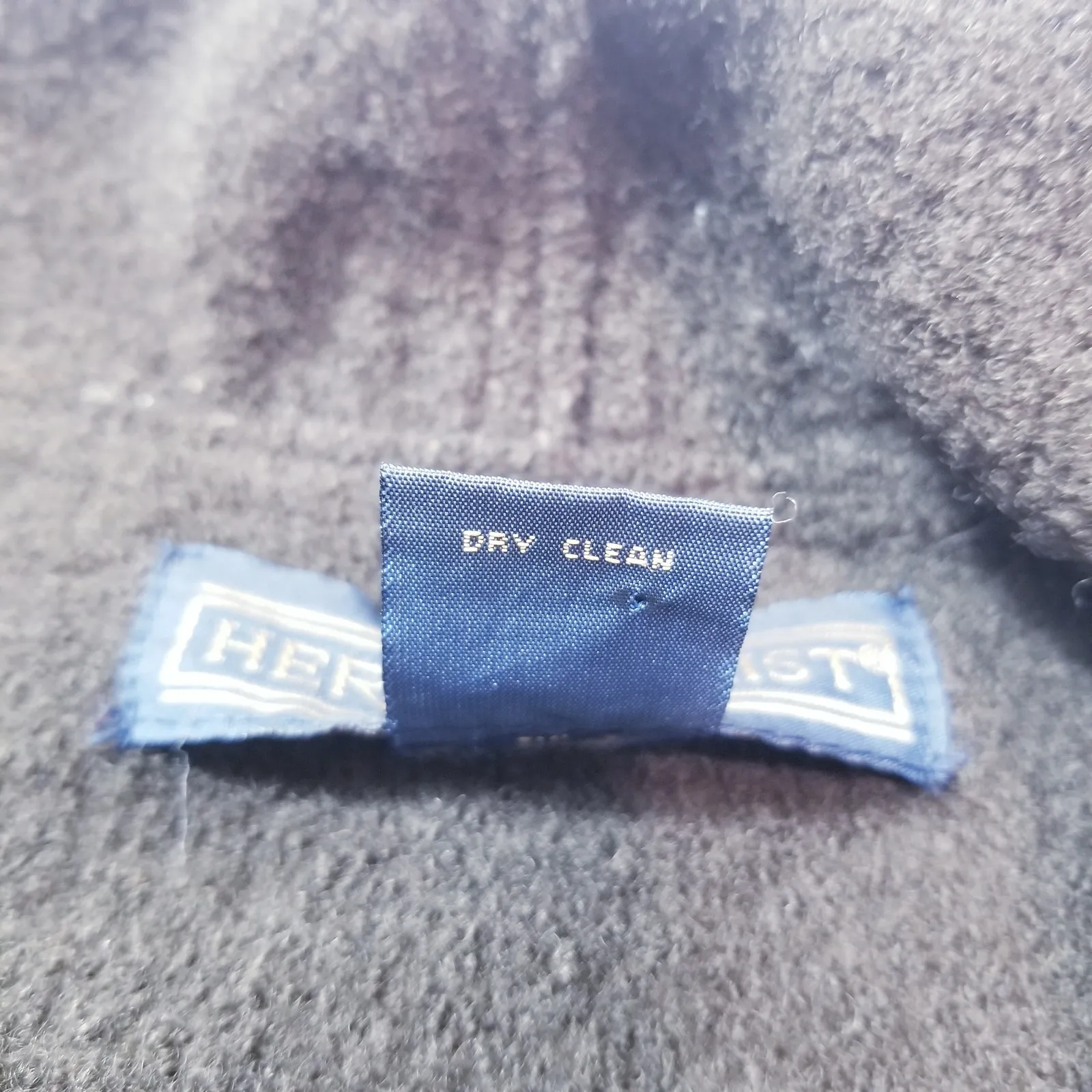 Vintage Herman Geist 100% Wool Brown Fleece Midi Jacket side Pockets - Image 12