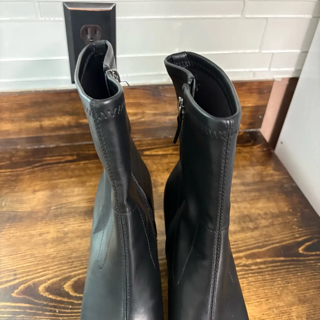 Aerosoles Cinnamon‎ Black Mid Calf Boots Size 9.5 - Image 5