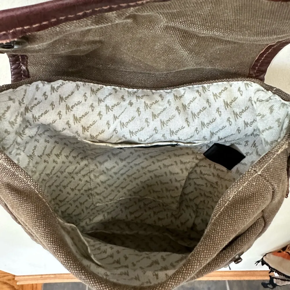 Mona B bag, this purse has an adjustable strap, and beautiful hardware. EUC! - Image 5