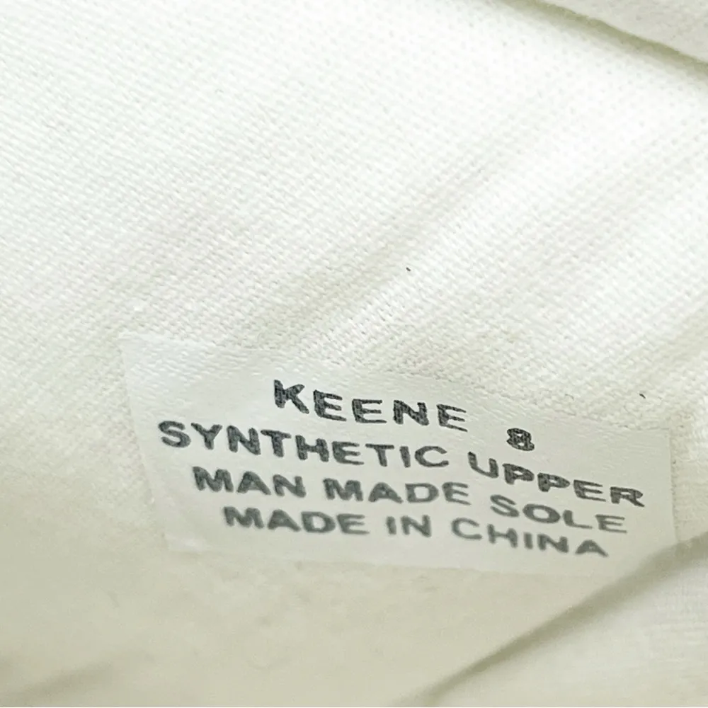 BEBE SPORT Keene White Faux Croc Embossed Lace Ip High Top Sneakers Size 8 - Image 2