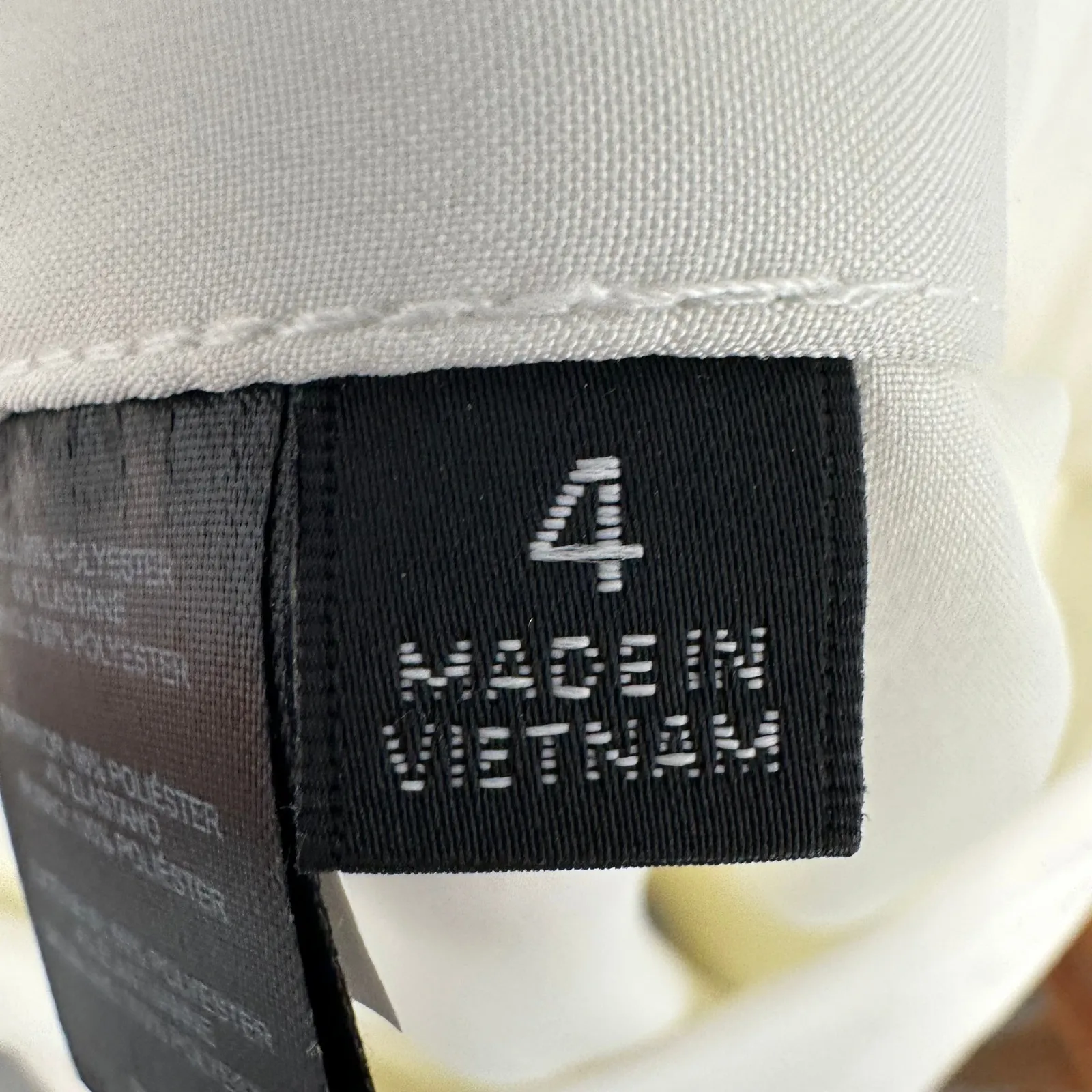 Tahari Women's Wide Leg Pants Cream White Formal‎ Career Trousers Size 4 Elegant - Image 7