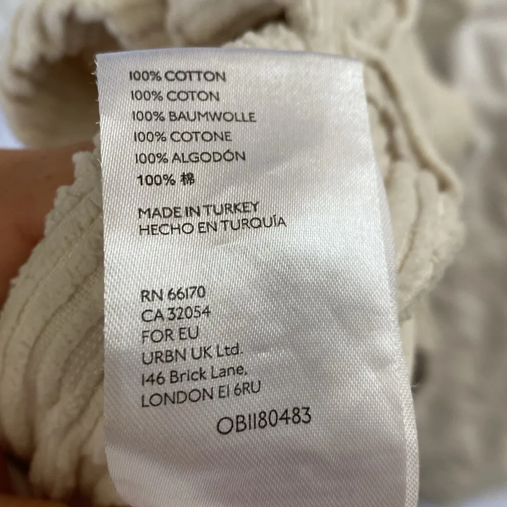 Free People Cream Corduroy Pants | Size 12 - Image 7