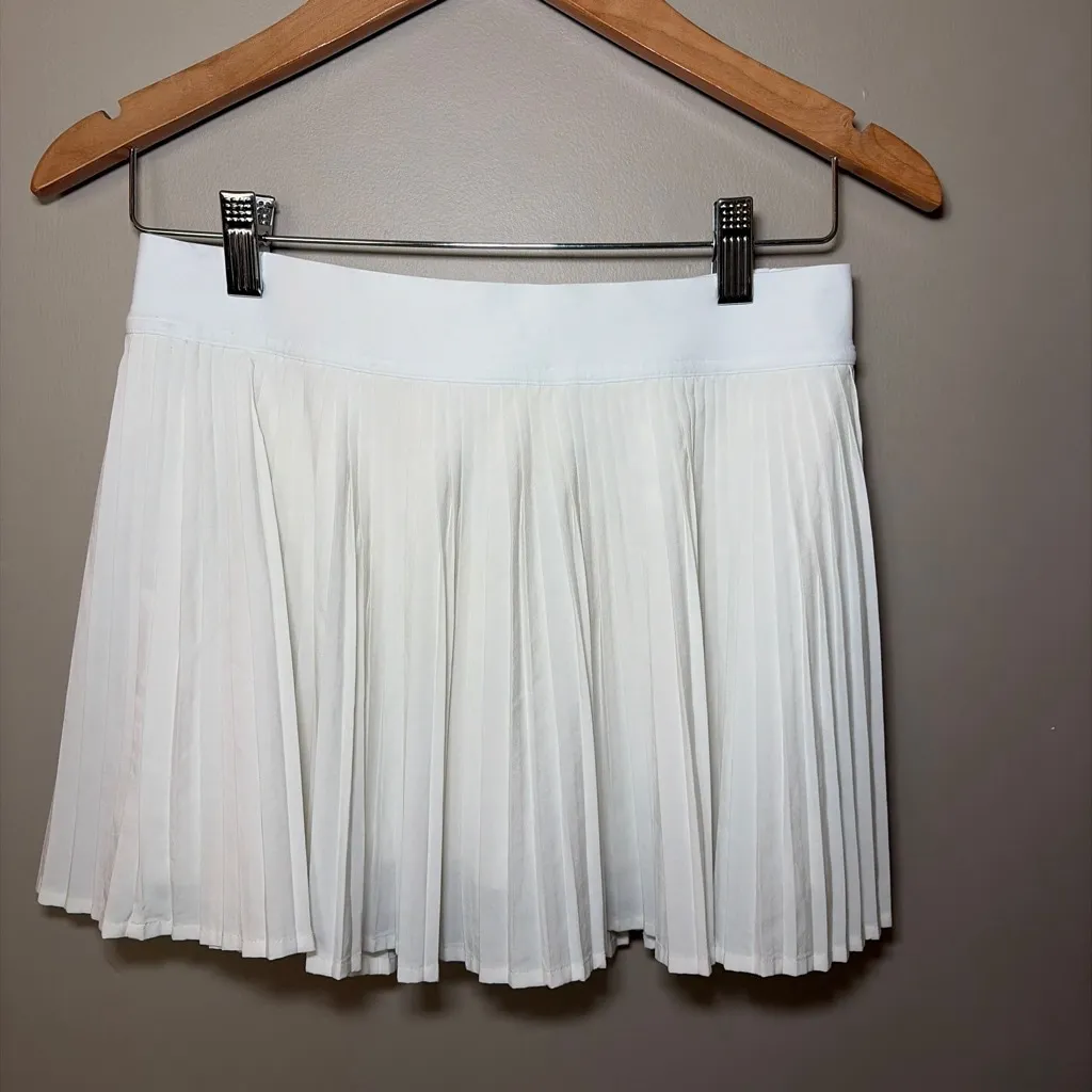 Lululemon Varsity High-Rise Pleated Tennis Skirt White Size 6 - Image 4