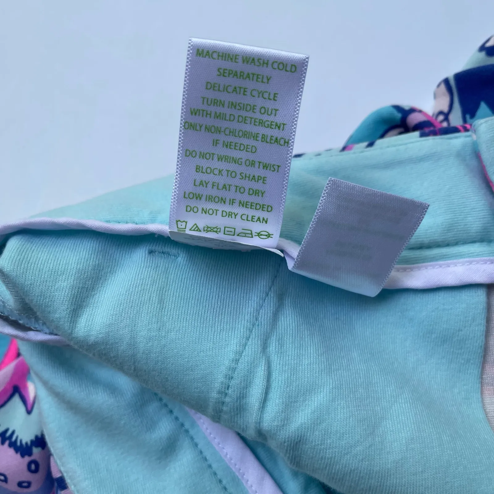 Lilly Pulitzer Buttercup Knit Shorts Pink Tropics Mermaids Call 5" Inseam Size 0 - Image 9