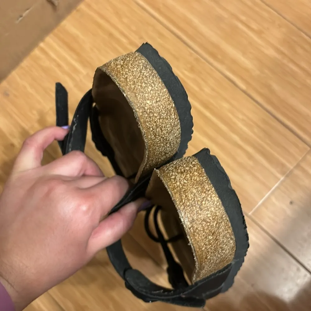 Birkenstock  Mayari Black Leather Strappy Sandals - Image 4