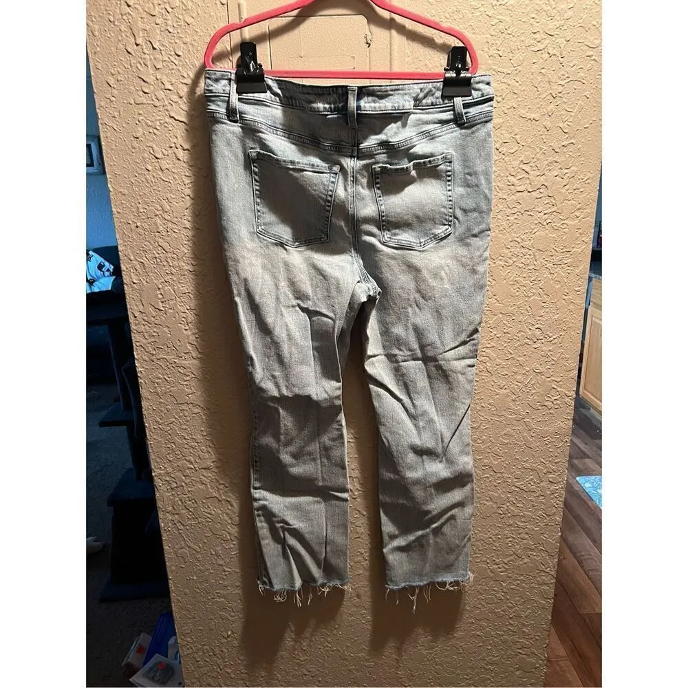 m Jeans By Maurices Light Colored Mid-Rise Kick Boot Ankle Jeans Woman’s Size 16 - Image 8