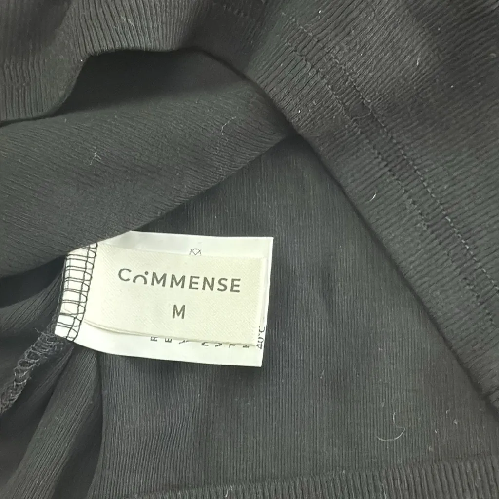 Commense black cutout long sleeve top size medium edgy core - Image 5