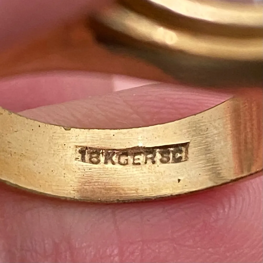 Vintage 18KGERSC Signed Gold - Image 16