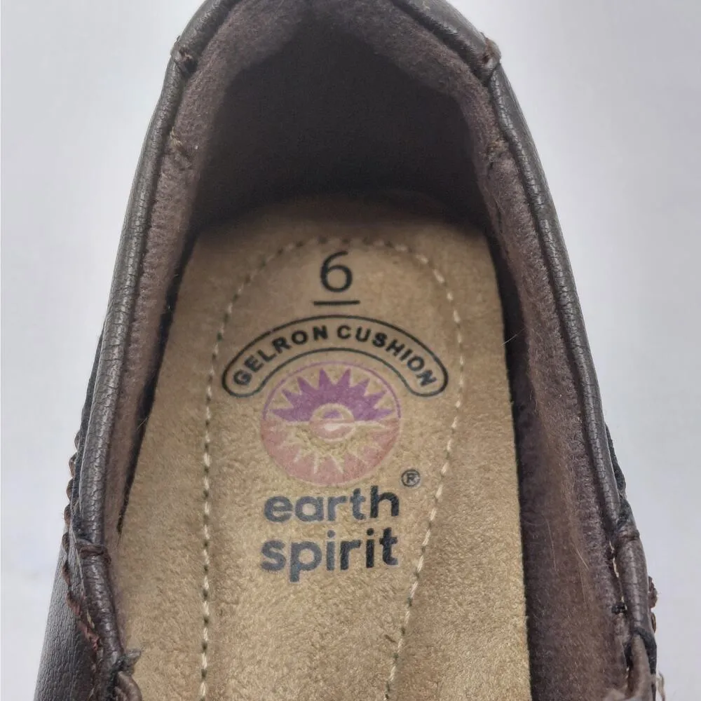 Earth Spirit Shoes Women's Beni Casual Loafer Size 6 Brown Slip On Work School - Image 6