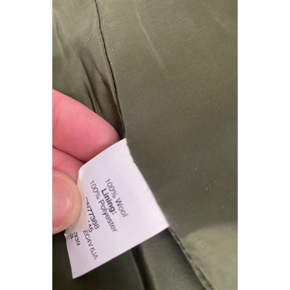 J crew olive/ army green mini skirt wool - Image 9