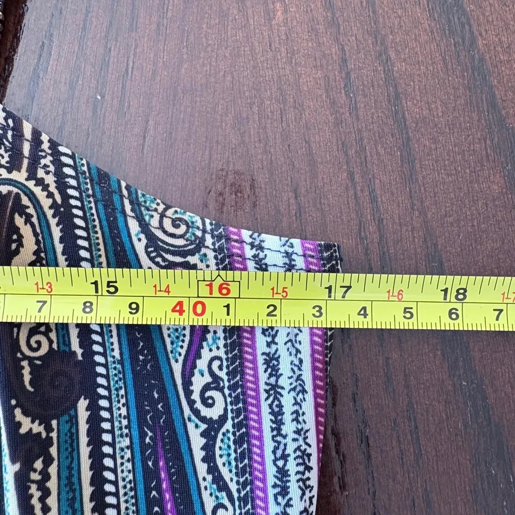 Studio Y Multicolor Paisley Tank Top - Image 6