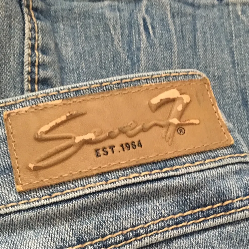 Seven7 Boho Flare Bell Botttom Flare Jeans 28 - Image 11